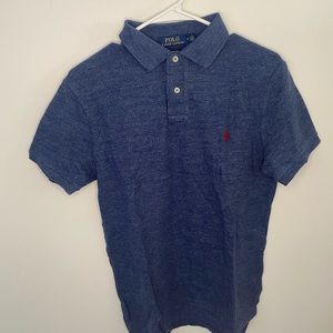 Dark Blue Polo Ralph Lauren Collar Shirt Polo